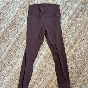 Lululemon 23 inch align leggings in brown